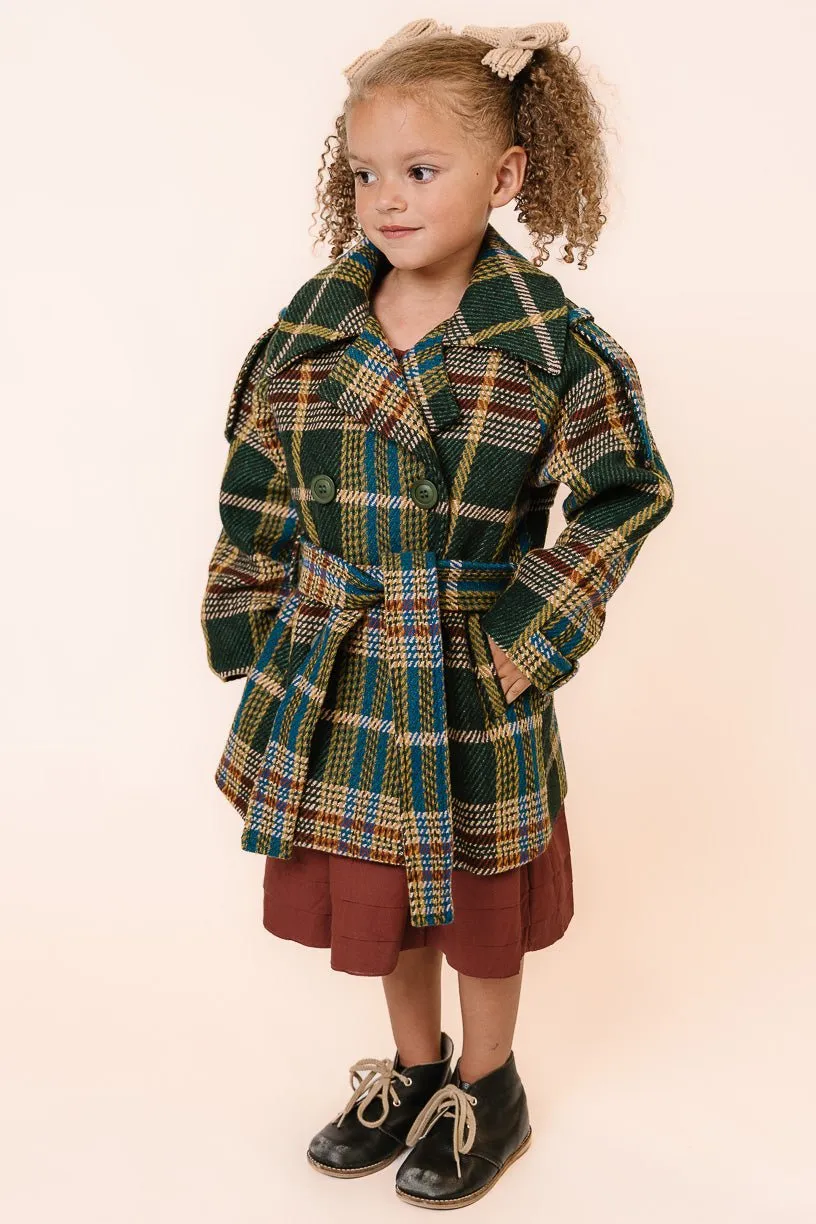 Mini Holly Plaid Coat - FINAL SALE