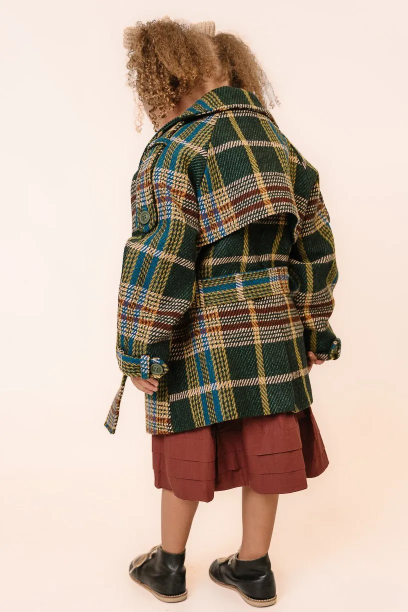 Mini Holly Plaid Coat - FINAL SALE