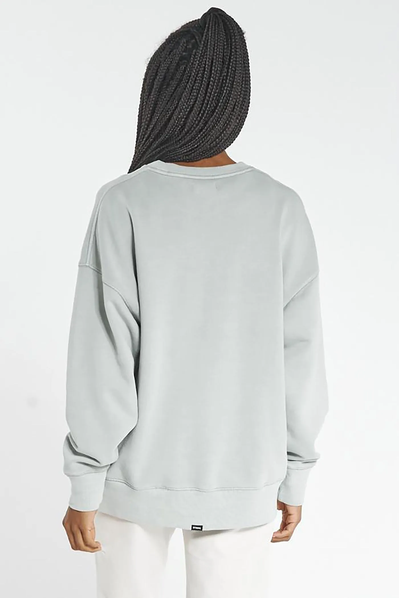 Minimal Thrills Slouch Crew Eucalyptus