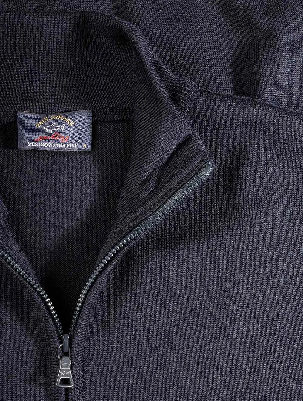 Mockneck Half Zip Knitwear Black