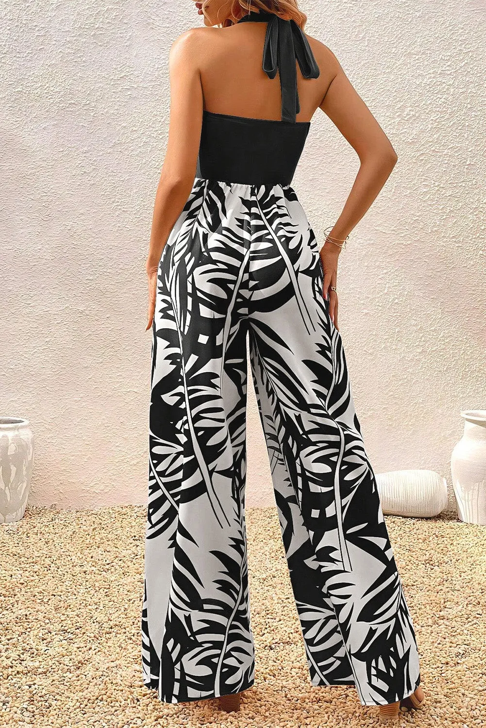 Palm Jumpsuit - Black