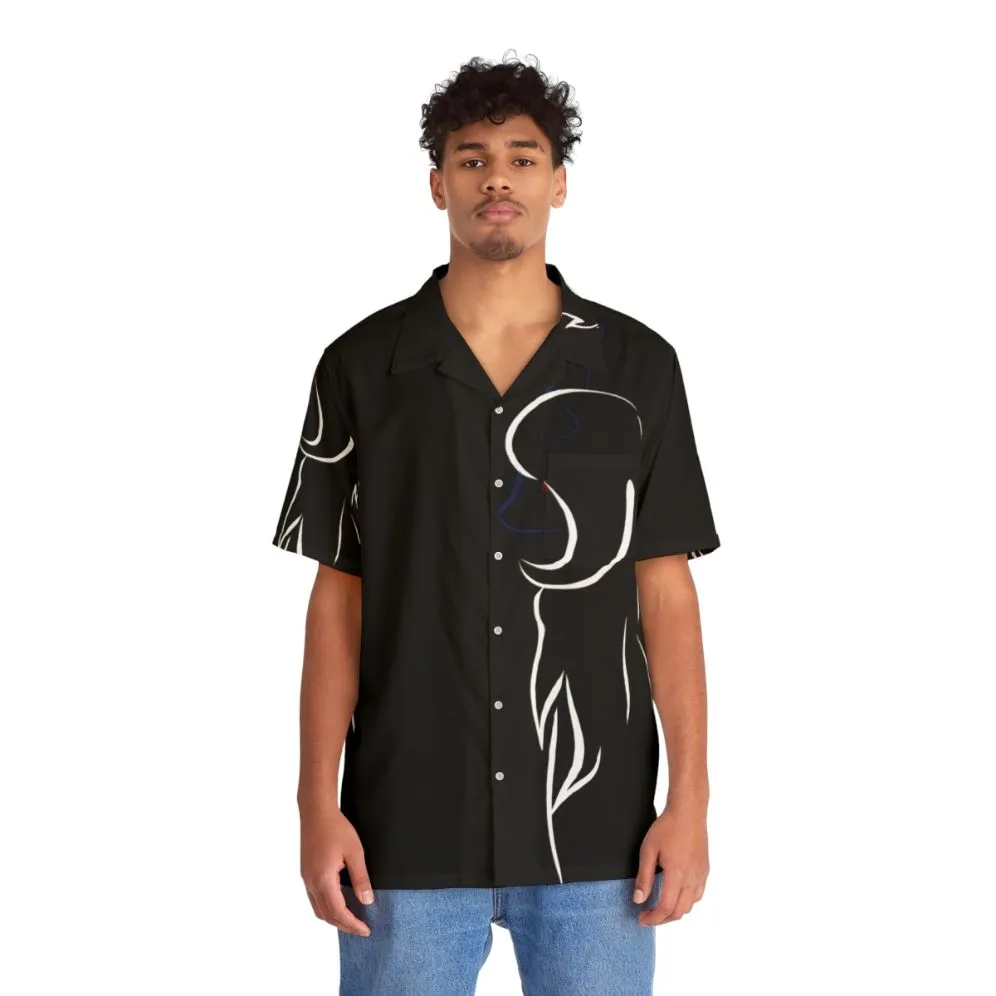 "Absol Flow Hawaiian Shirt - Dark Pokemon Inspired Apparel"