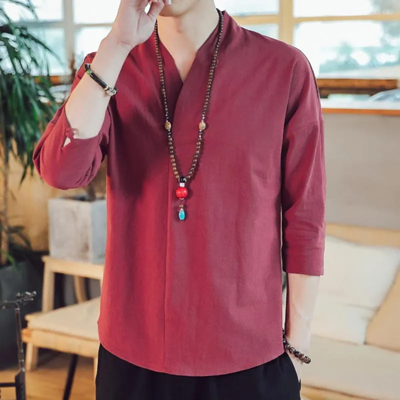 Red Japanese Shirt