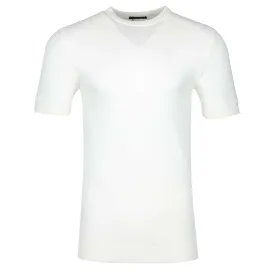 Remus Uomo Knitted T Shirt in White