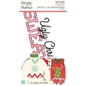 Simple Pages Page Pieces - Ugly Christmas Sweater