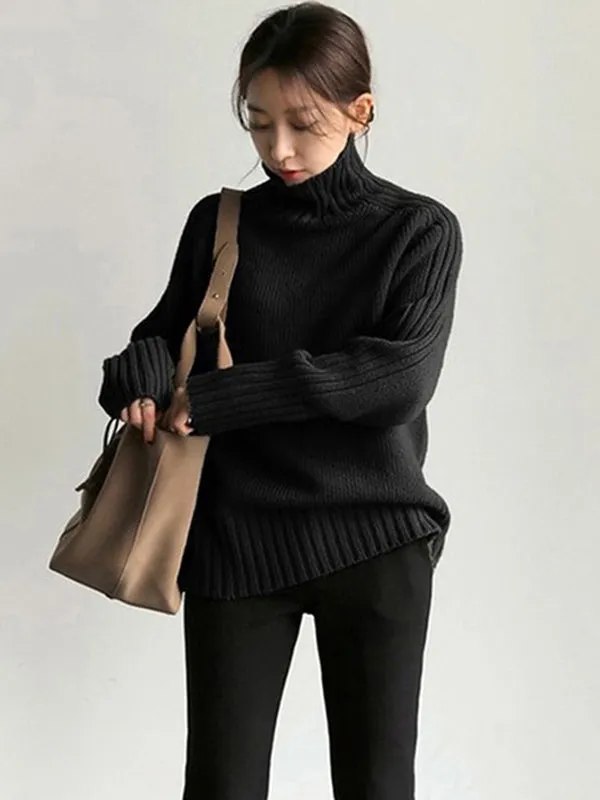 Simple Turtleneck Sweater