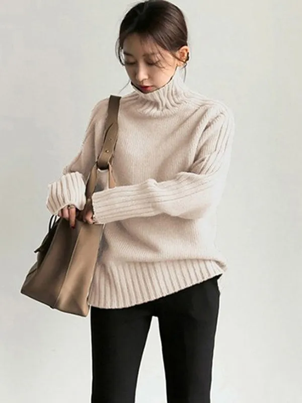 Simple Turtleneck Sweater