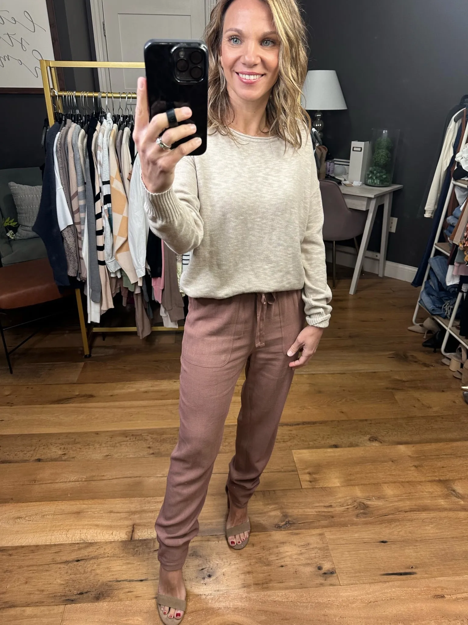 Simple Ways Lightweight Sweater - Light Beige