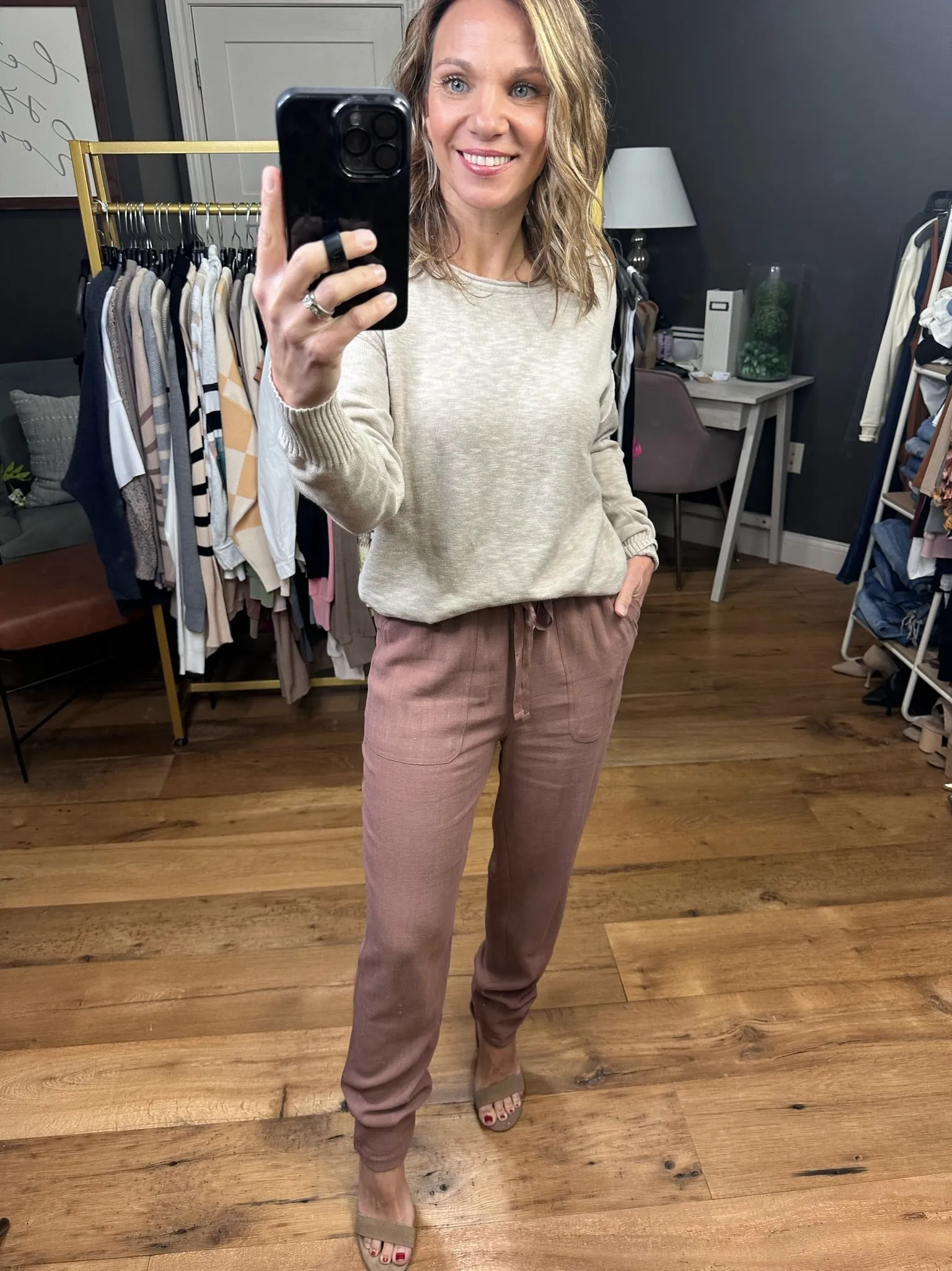 Simple Ways Lightweight Sweater - Light Beige