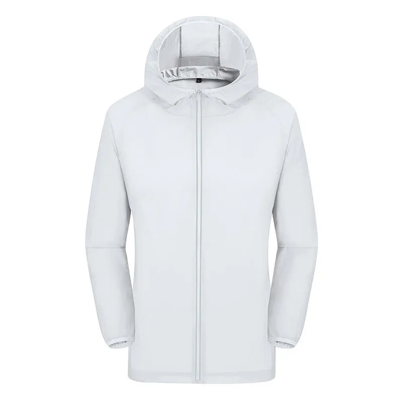 Sunscreen ultra-light hooded skin coat