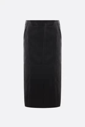 Taylor nappa pencil skirt