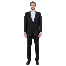 Tazzio Mens-suit 2-PC Peak Lapel Slim Fit