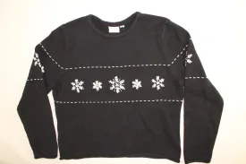 Traditional Snowflakes- Medium Christmas Sweater