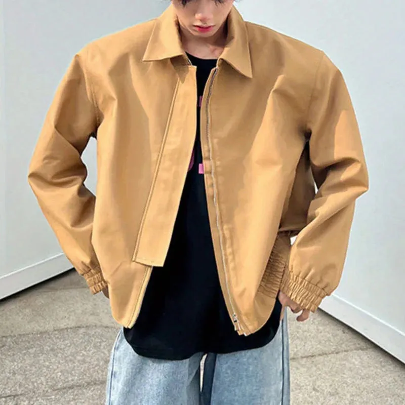 Wiaofellas  -  Turn Down Collar Casual Women's Bomber Jacket Streetwear Casual Baseball Jacket Coat For Women Simple Solid Basic Coat New