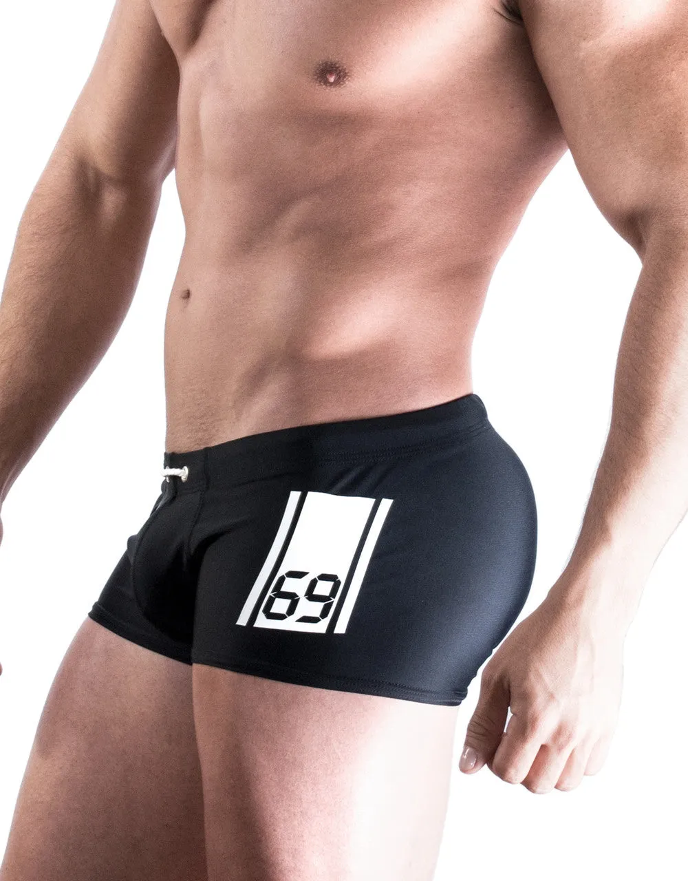 WildmanT "69" SQUARE CUT SWIM BLACK