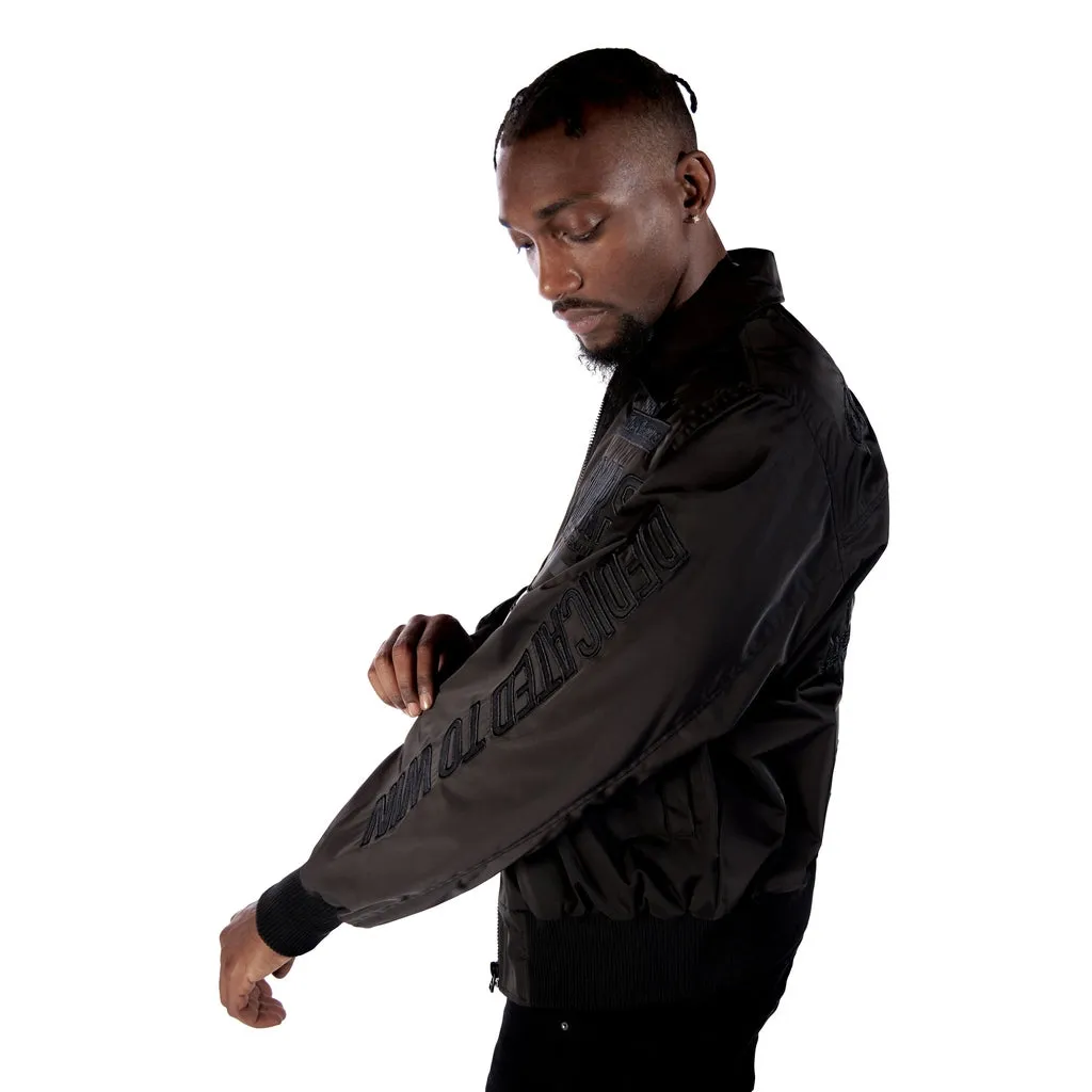 Windbreaker Racing Jacket - Black