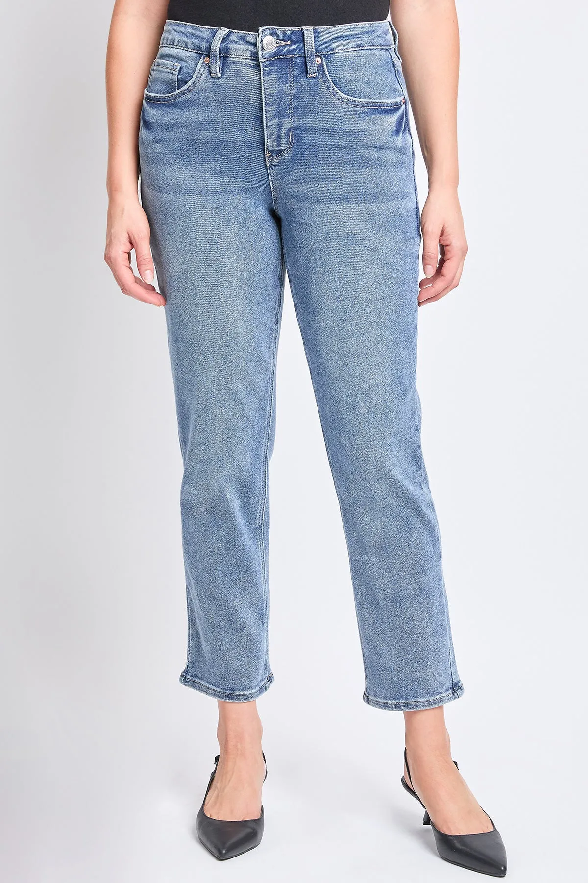 Women's High Rise Vintage Slim Straight Leg Jeans