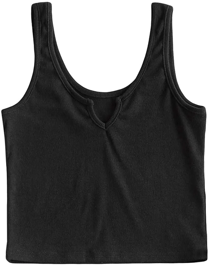 ZAFUL Women's Butterfly Graphic Tank Top Sleeveless Stretch Casual Basic Camisole